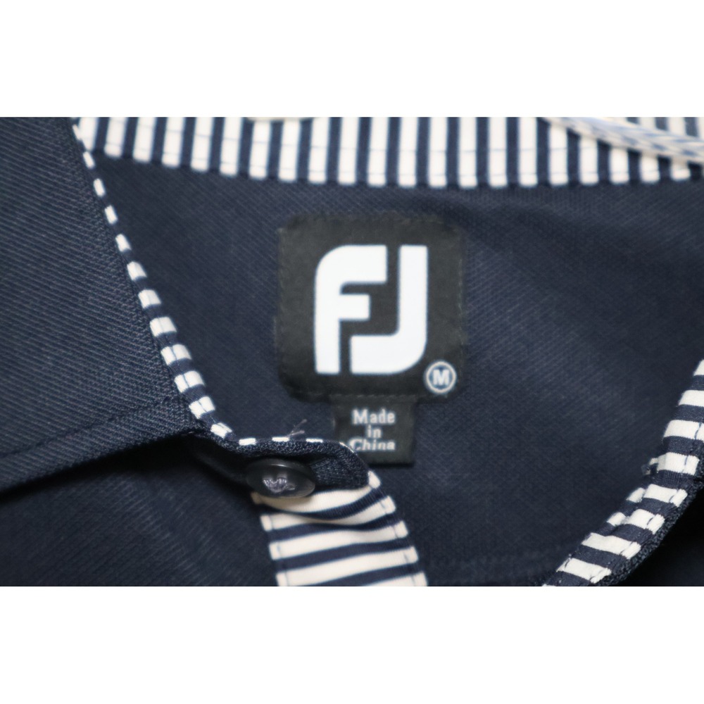 FootJoy FJ Mens Navy Blue ProDry Golf Polo Shirt Size M - Picture 3 of 4